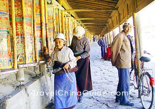 Prayer Wheels of Labrang Monastery